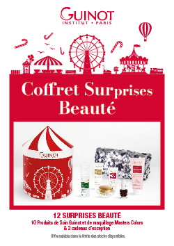 Le Coffret Surprises Beaut&eacute; : un man&egrave;ge de soins &agrave; offrir avant, pendant ou apr&egrave;s No&euml;l